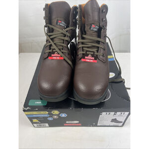 Brahma Liner Work Boots Steel Toe, Waterproof, Insulated, Anti-Slip, Men's Sz 13